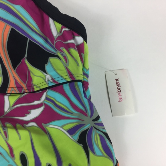 One Piece Plus Size Swimsuit - Picture 3 of 4